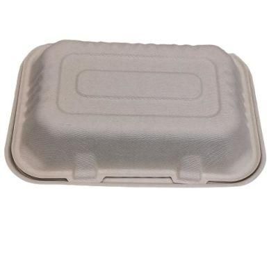 Hot Selling Bagasse Food Packaging Box 9 X 6 Inch