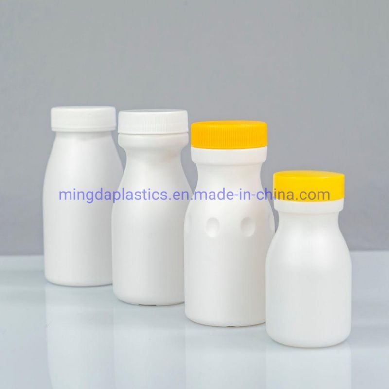 400ml Long Neck HDPE Milkshake/Beverage Plastic Packaging Medicine Bottle