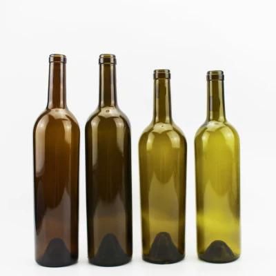 Top Sales High 500ml Wine Glass Bottle Shaped Liquor Bottle