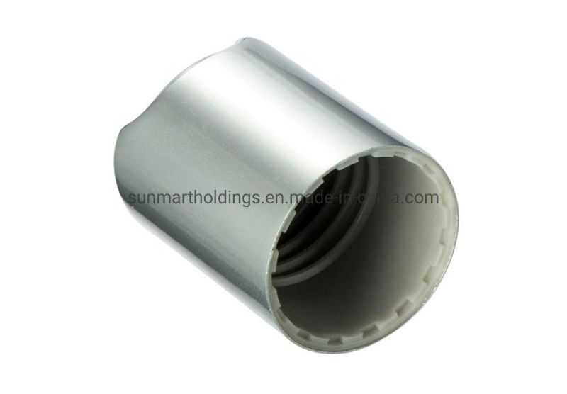 24/410 Matt Silver Grey Disc Top Cap