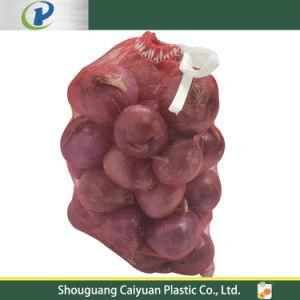 Mesh Bags for Firewood/Onion Packaging Mesh Bags, PP/PE Monofilament Vegetable Mesh Bag, Plastic Packing Red Leno for Potato/Onion
