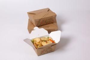 Kraft Paper Burger Packaging Fast Food Box Sandwich Box