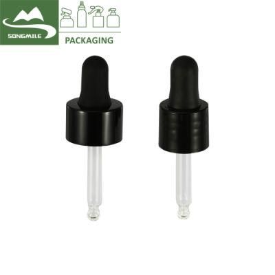 High Quality White Dropper Plastic Lotion Pump with Transparent Cap
