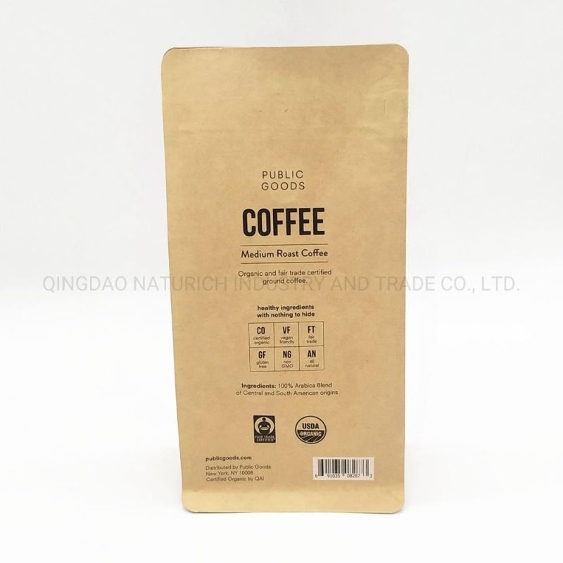 1lb Biodegradable Coffee Bag with Valve