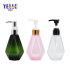 Rhomb Shaped Cosmetic Pet 180ml Empty Plastic Conditioner Shampoo Soap Bottles