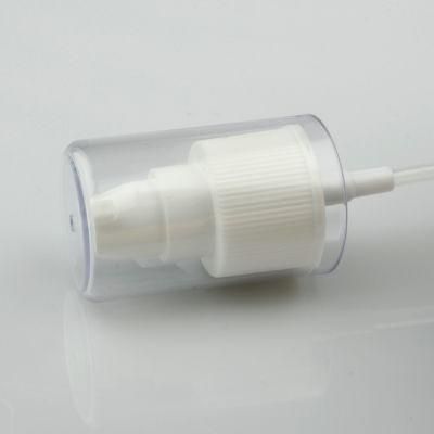 White Ribbed Plastic Eye Care Cream Pump