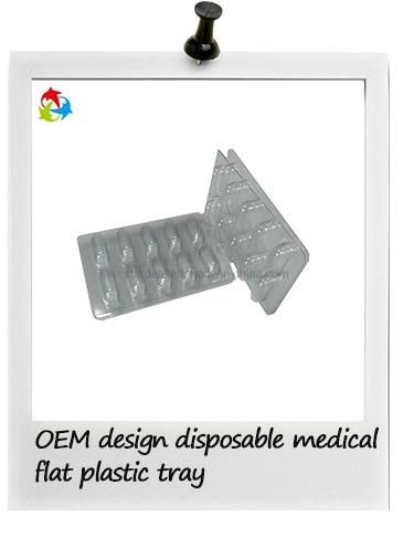 Clear Disposable Medical Plastic  Blister Trays