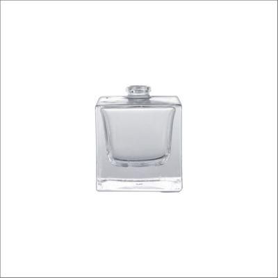 50ml Square Perfume Bottle Glass Bottle 15mm Mouth Can Print Logo
