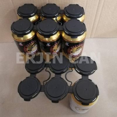 Custom Black 6 Pack Beer Can Holder Carrier Rings