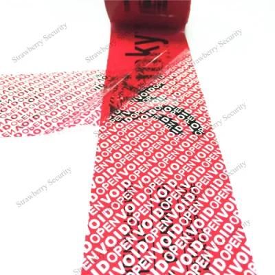 Factory Price Tamper Evident Security Voidopen Tape
