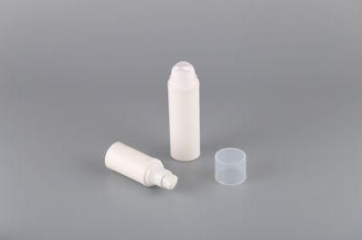 10% off 5ml 10ml 15ml 30ml Airless Dispenser Bottle Round Airless Bottle with Aluminum Cover for Cosmetic