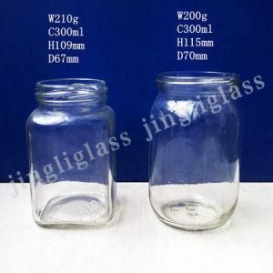 Glass Jar Glass Jar Square and Round Shape Glass Jar