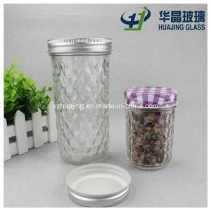 200ml 520ml Clear Empty Tapered Drinking Glass Mason Jar