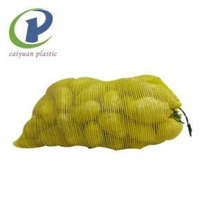 Strong Packing Fruit and Vegetable PP Leno Drawstring Mesh Net Bag