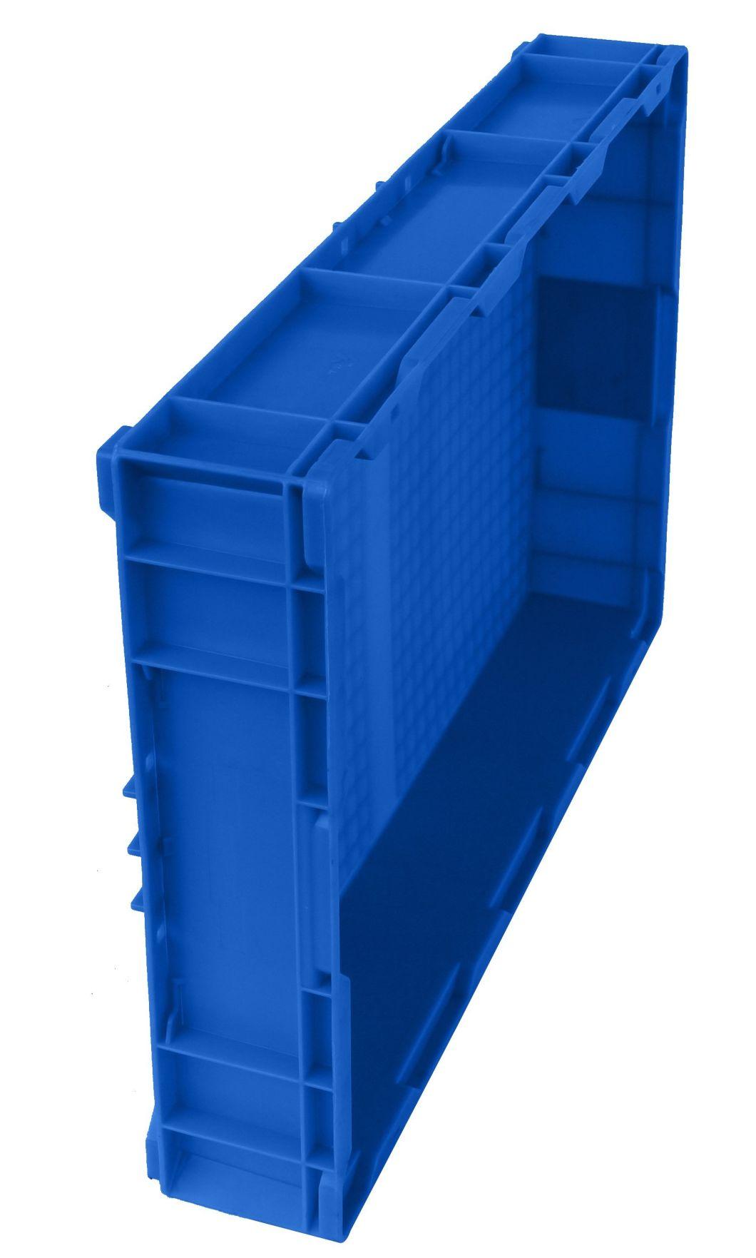 HP6a Plastic Turnover Logistics Container Box HP Standard Auto Parts Logistic Box Durable Opaque Plastic Storage Boxes