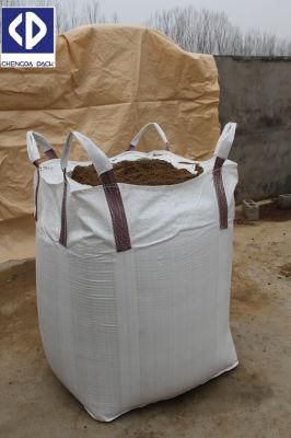 White Polypropylene Woven 1 Ton Big Container Bulk Bag for Sand