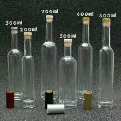 High Quality Super Flint 350ml 375ml 500ml Olive Oil Alcohol Bottles Ice Glass Bottle 750ml Glass Bottles Wholesale