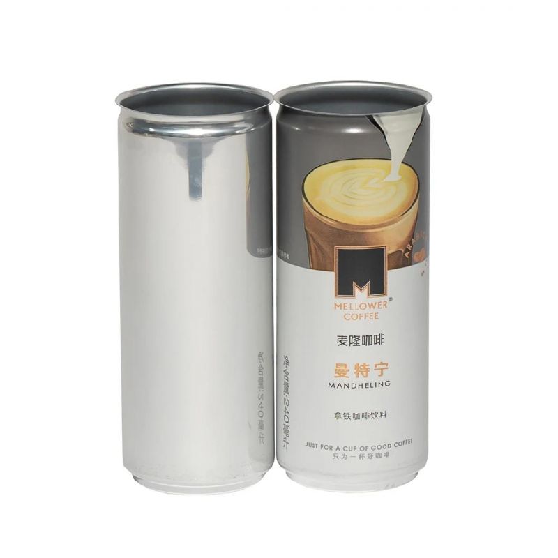 Slim 250ml Aluminum Beverage Cans with 200 Can Ends