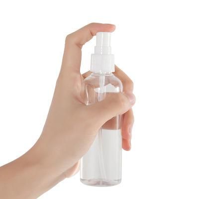 2020 New Manufacture Liquid Cosmetic Plastic Medical Alcohol Disinfectant Mist Clear Spray Bottle 50ml 100ml