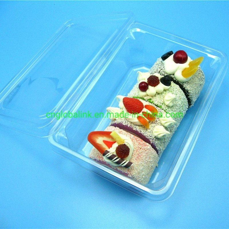 Disposable Plastic Food Container for Cake