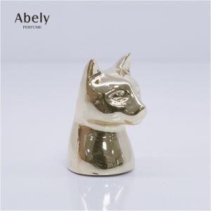 Manufacturer High Quality Gold Plate Animal Luxury Fragranc Perfume Zamac Cap