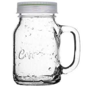 Wholesale Glass Food Container with Screw Cap Airtight Storage Jar with Handle
