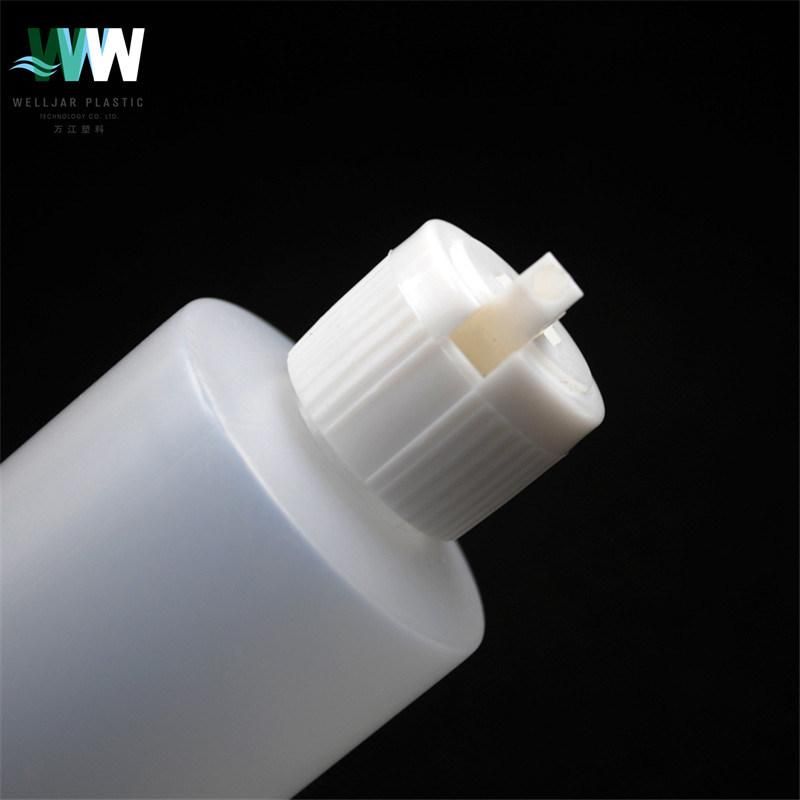 Transparent PE Fort Cover Threaded Spout Screw Cap with Bottles