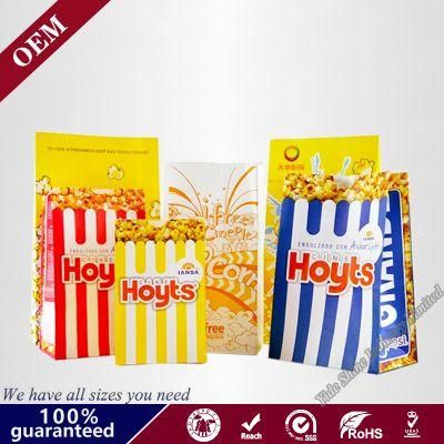 Top Quality Logo Printed Paper Popcorn Bags Microwave Popcorn Paper Bag Bakery Bag