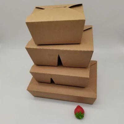 Customized Size Kraft Takeout Paper Sushi Box Package