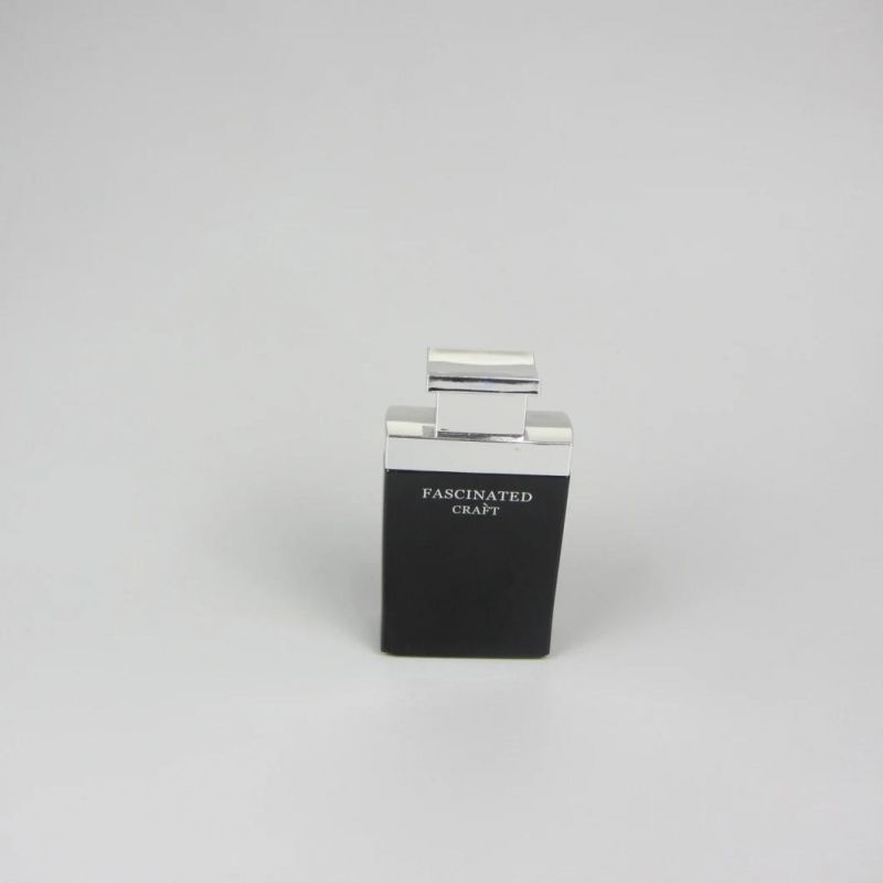 Perfume Atomizer 100ml Clear Black Spray Glass Perfume Bottle