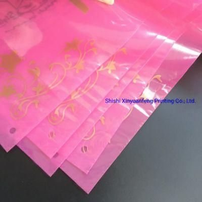 Logo Ziplock Seal CPE PE Clothing Packaging Bag Poly Bag Plastic Bags Custom Printed