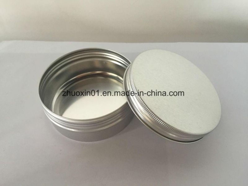 15g/30g/60g/100g/150g/200g/250g China Aluminum Cosmetic Cream Jars with Screw Lid