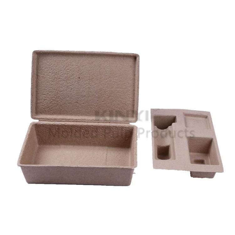 Customized Compostable Natural Brown Egg Tray Pulp Packaging Insert