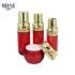 China Factory Pet Travel Size Empty Red Color Cosmetic Cream Lotion Containers Refillable Bottle