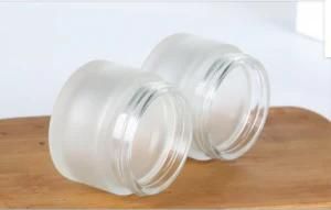 Custom Cosmetic Face Cream Bottle Manufacturer Empty Glass Face Cream Jar