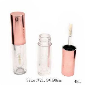 Wholesale Free Sample Round Gold Luxury Lipgloss Tube