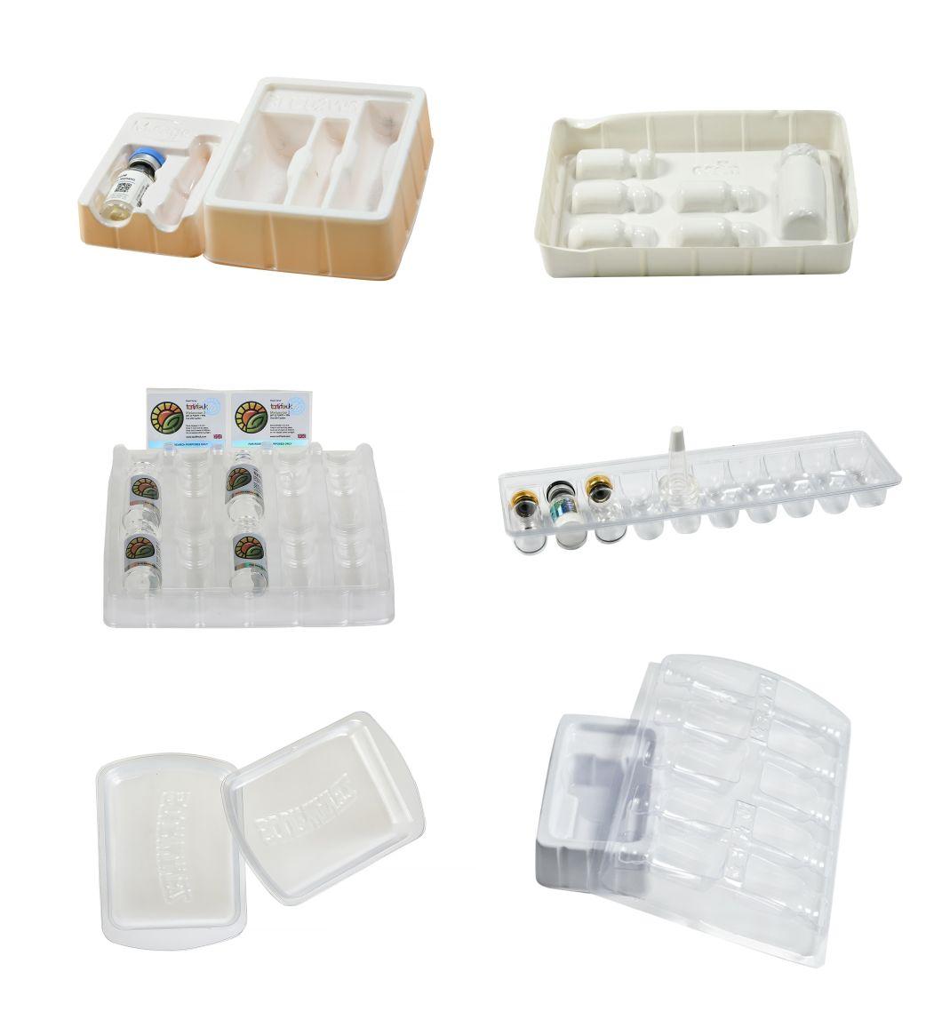 Plastic Tray for Ampoule Vial Tray Packaging Ampoule Box1ml, 2ml, 3ml, 5ml, 10ml Plastic Vial Tray