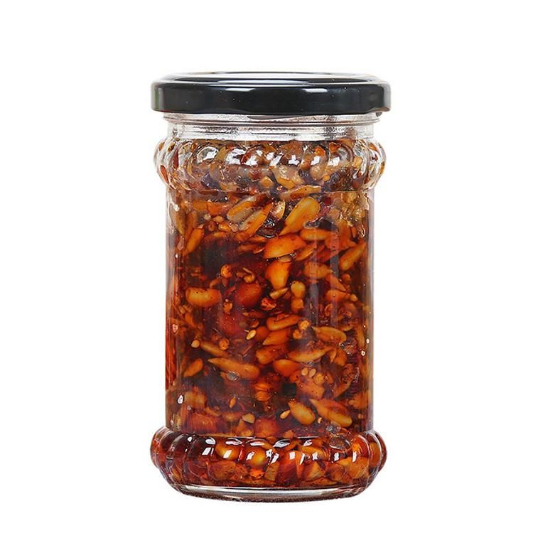 200ml 220ml 280ml Jam Food Storage Honey Glass Jar Container