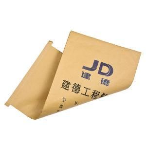 China Supplier Biodegradable Types Kraft 25kg 50kg Cement 3-Layers Paper Packing Bag