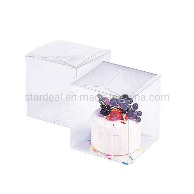 Hot Sale Transparent Pet PVC Cube Plastic Candy Box