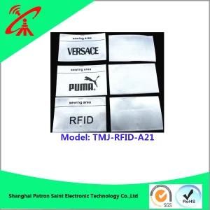 860-960MHz RFID Laundry Label for Clothing
