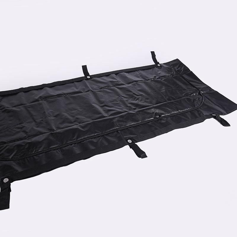 Black Body Bag Stretcher Combo with Side Handles