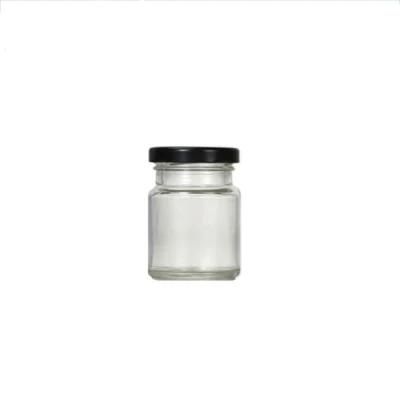 Small Round 3oz Empty Jam Honey Food Storage Pickles Glass Jar Glass Container