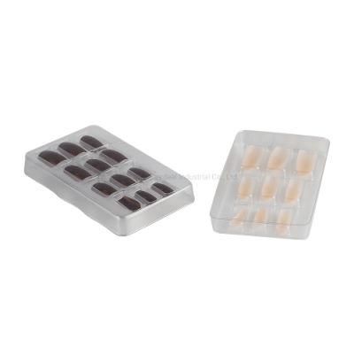 Custom Vacuum Formed Fake Nails Plastic Cosmetic Blister Insert Packaging Tray