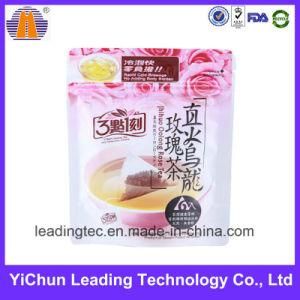 Milk Tea Zipper Bottom Gusset Customized Aluminum Foil Plastic Bag