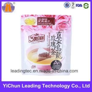 Milk Tea Zipper Bottom Gusset Customized Aluminum Foil Plastic Bag