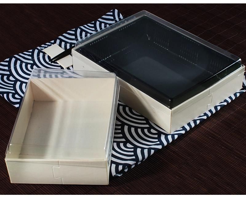 Wholesale Rectangle Disposable Pet Material Plastic Tray for Sushi