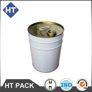 20L Round Metal Tinplate Tin Can for Paint / Paint Pail/Oil Pail