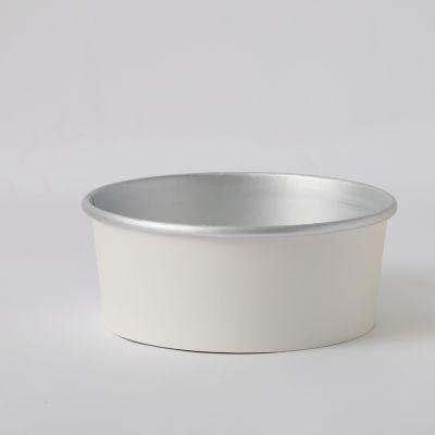 500ml/1000ml/1500ml Kitchen Take Away Foil Paper Paper Bowl with Pet Lid