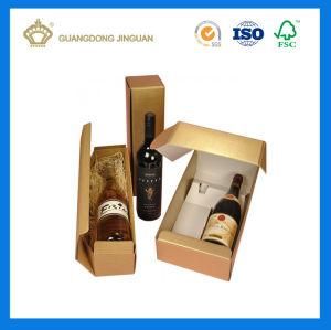 Folding Strong Corrugated Packing Shipping Mailing Box for Wine Bottles (Flat Packed)